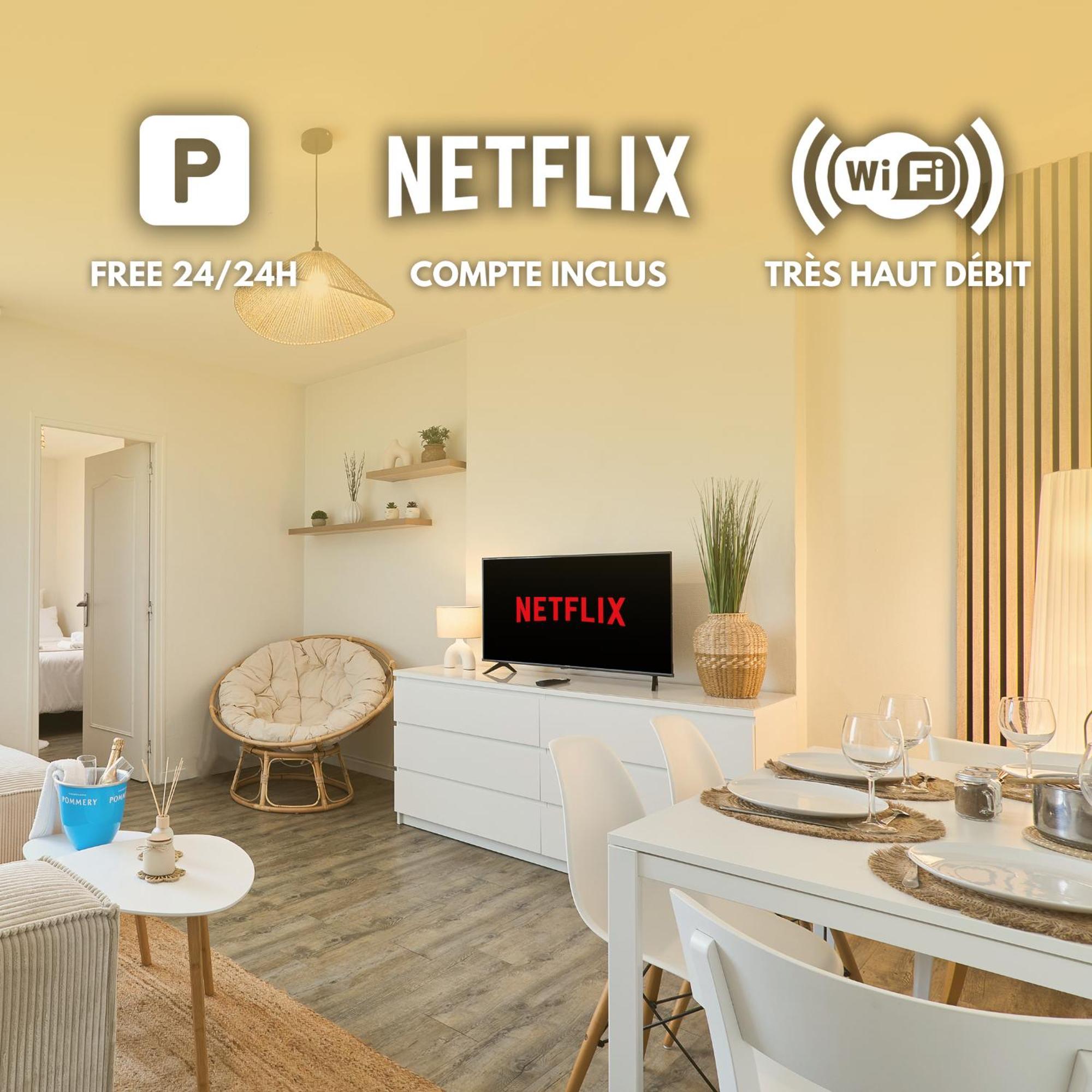Le Petillant, Gare Centre-Ville, Netflix, Wifi Реймс Екстериор снимка